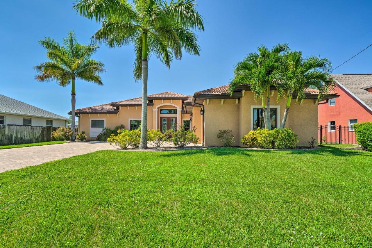 Canalfront Cape Coral Home With Patio And Grill! Exterior foto